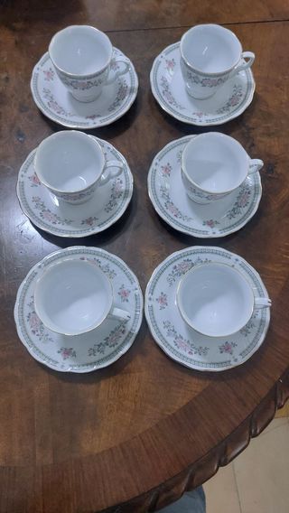 Juego café porcelana china