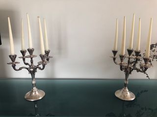 Pareja de candelabros