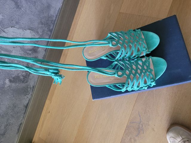 Sandalias Pedro Miralles turquesa 37