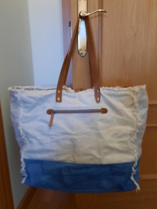 Bolsa playa Welch Spring & Co Impecable