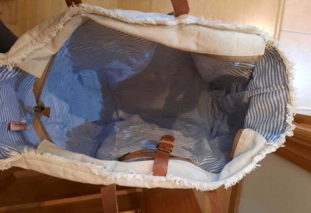 Bolsa playa Welch Spring & Co Impecable