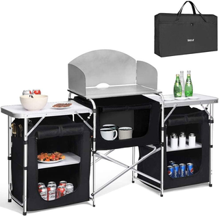 Tavolo Cucina Da Campeggio Portatile Pieghevole In
