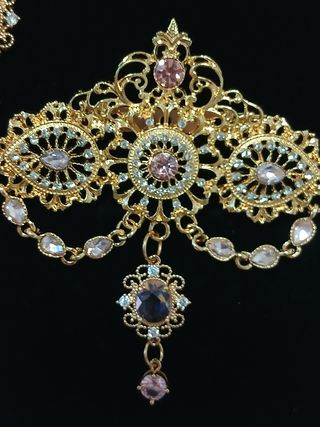 Aderezo trajes regionales rosa