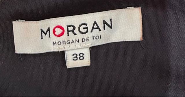 Vestido corto azul marino de Morgan