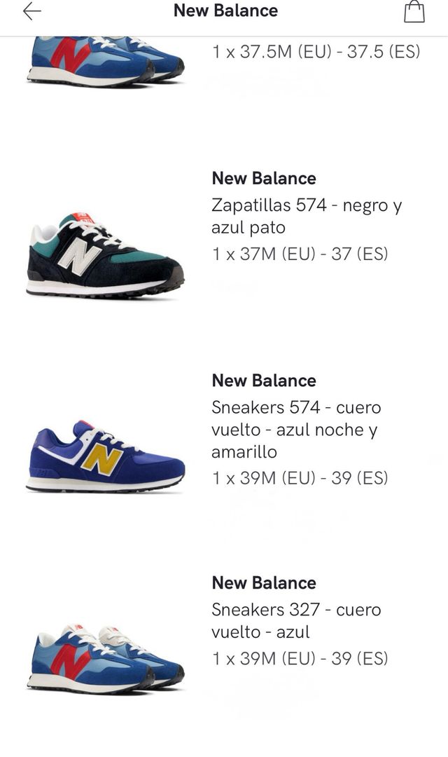 Brand New. New B 574 size 39 New Balance