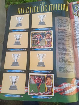 ÁLBUM CROMOS  TEMPORADA 1994-1995.