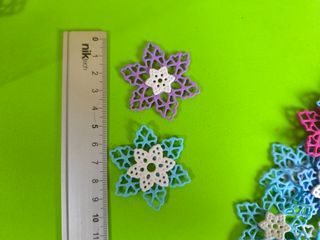 Fiori in gomma Eva 15pz