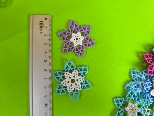 Fiori in gomma Eva 15pz