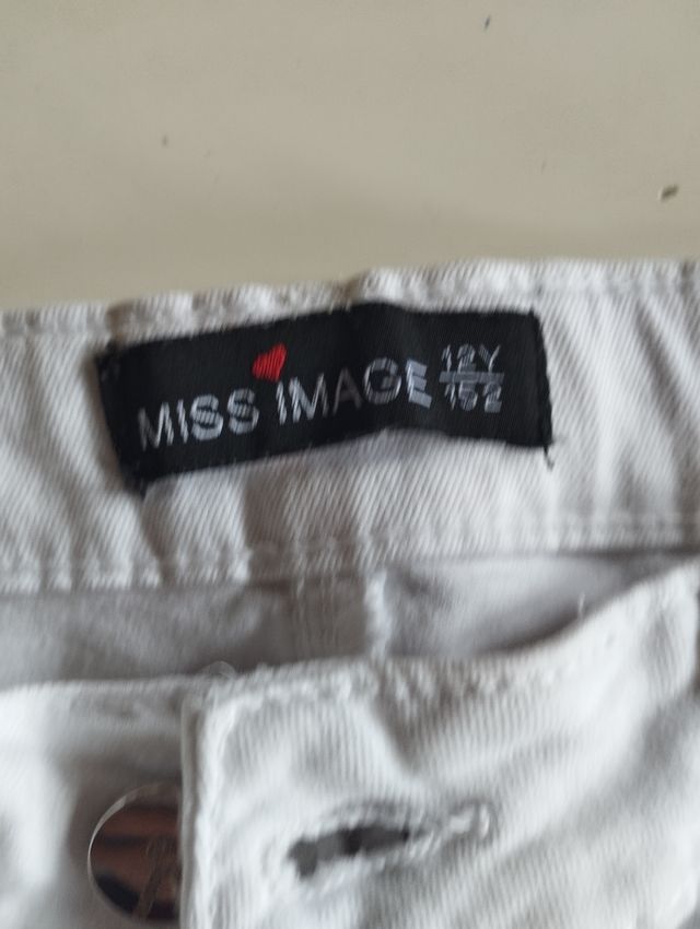 Pantalón vaquero blanco