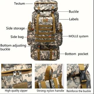 Mochila Táctica Gran Capacidad
