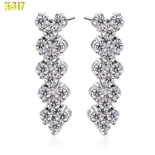 Pendientes Novia con Cristales 2.6cm
