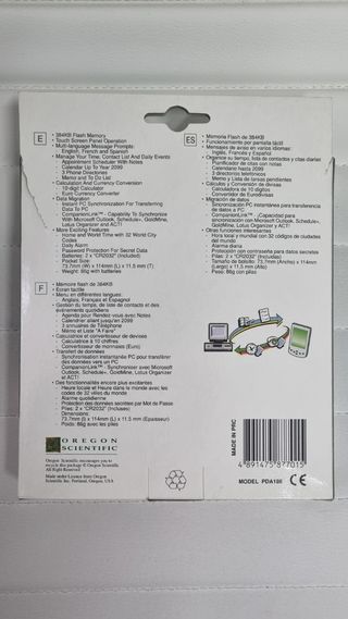 PDA 188 Oregon Scientific