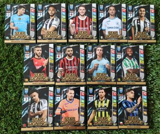 Lote 13 cromos Star Signing FIFA 365 ADRENALYN XL