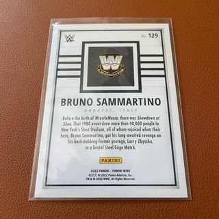 Cromo Bruno Sammartino WWE