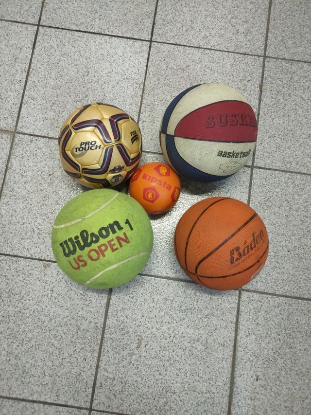 Pelotas variadas: fútbol, baloncesto, tenis XXXL