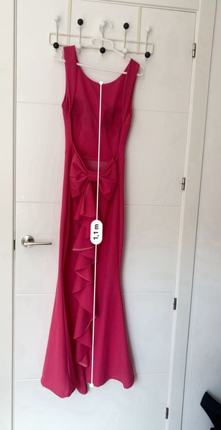 Vestido Rosa Fiesta - Espalda Descubierta