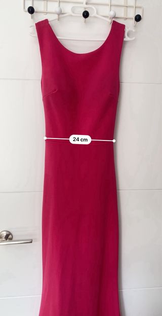 Vestido Rosa Fiesta - Espalda Descubierta