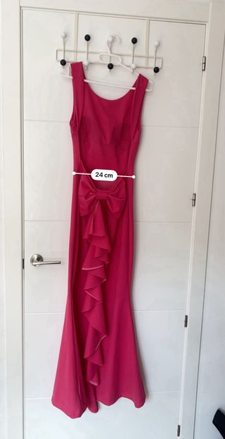Vestido Rosa Fiesta - Espalda Descubierta