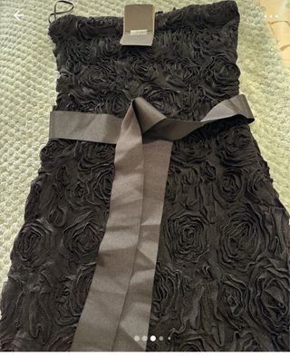 Vestido de fiesta, elastico con forro y lazada