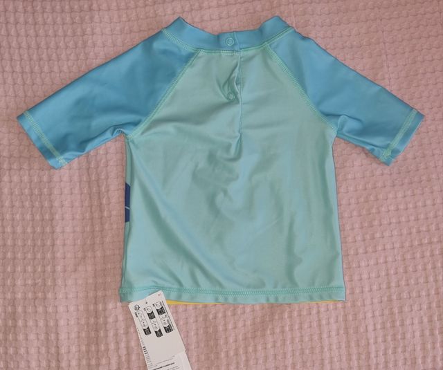Camiseta baño bebé UPF40+ UVA+UVB