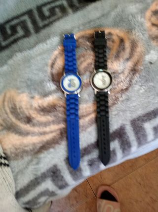 2 Relojes Tous - Azul y Negro diez cada uno 