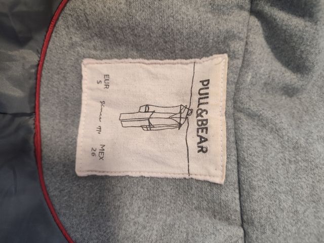Chaqueta gris Pull and Bear