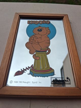 2 quadretti Puffi Isidoro vintage