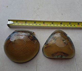 2 posacenere svuotatasche vetro vintage 