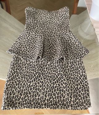 Vestido leopardo - Talla S