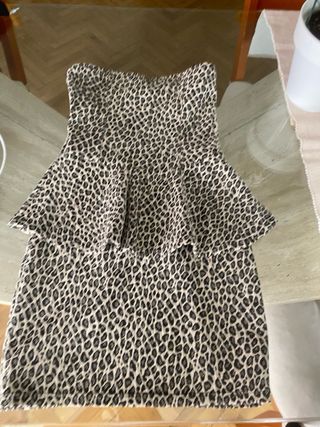 Vestido leopardo - Talla S