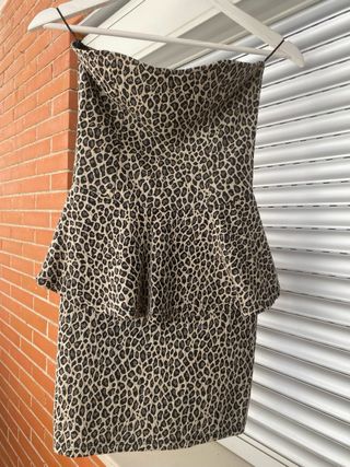 Vestido leopardo - Talla S