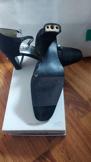 Zapatos fiesta negros 38