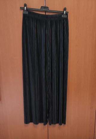 Pantaloni palazzo grigio scuro, XXL-XXXL