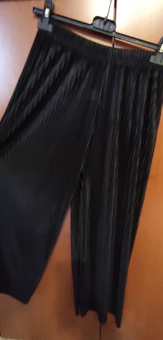 Pantaloni palazzo grigio scuro, XXL-XXXL