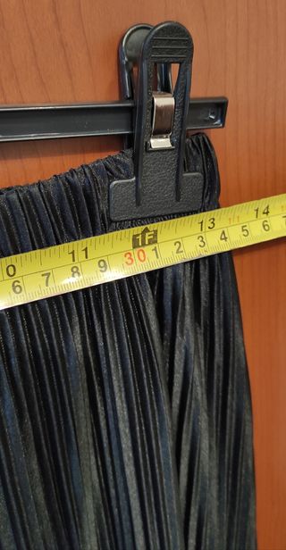 Pantaloni palazzo grigio scuro, XXL-XXXL