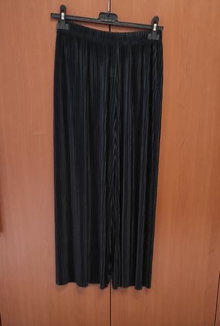 Pantaloni palazzo grigio scuro, XXL-XXXL