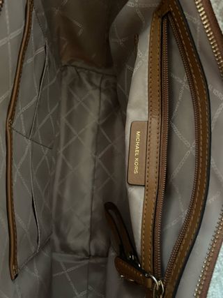 Bolso Michael Kors beige y marrón