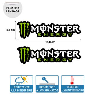 2 Pegatiasn MONSTER