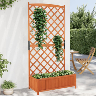 Fioriera da esterno con grigliato verticale, Trali