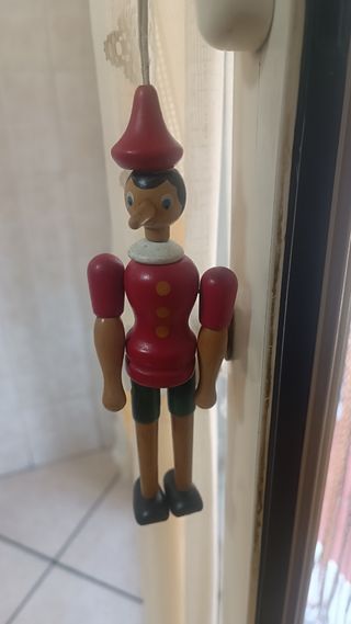 Burattino Pinocchio in legno