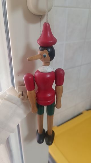 Burattino Pinocchio in legno