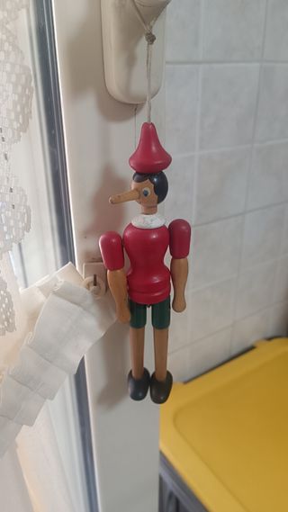 Burattino Pinocchio in legno