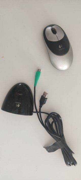 Ratón inalámbrico Logitech + receptor