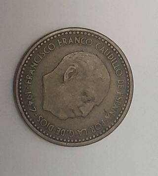 Moneda 1 Peseta Franco 1947