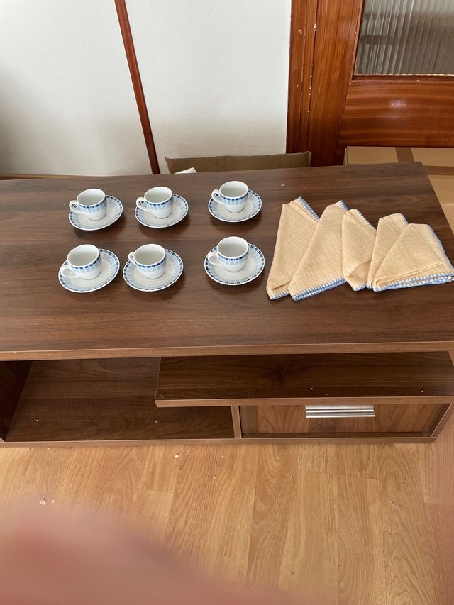 Juego café VINTAGE porcelana Naj Oleari +servillet