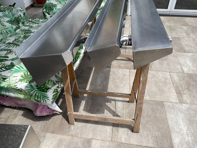 ESTANTERIAS DE INOXIDABLE SOLO DOS