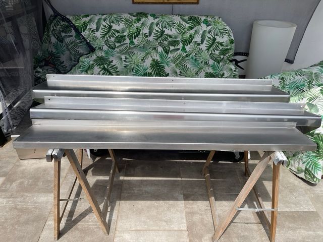 ESTANTERIAS DE INOXIDABLE SOLO DOS