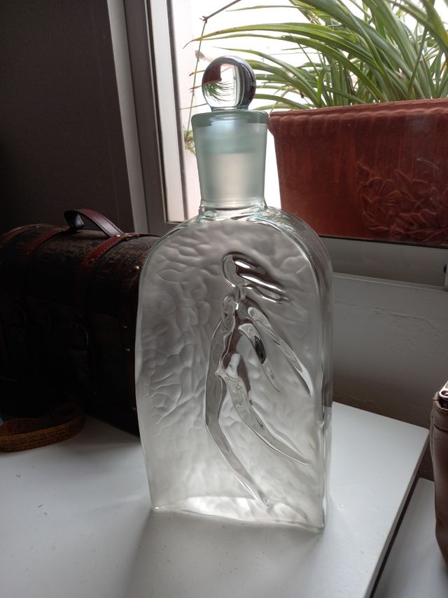 Ficticio de perfume Rochas  cristal grabado