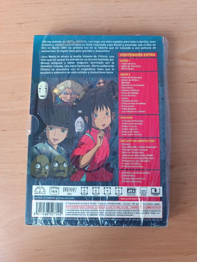 DVD El viaje de Chihiro - Edición especial