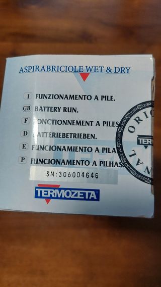 Aspirabriciole Termozeta Wet & Dry